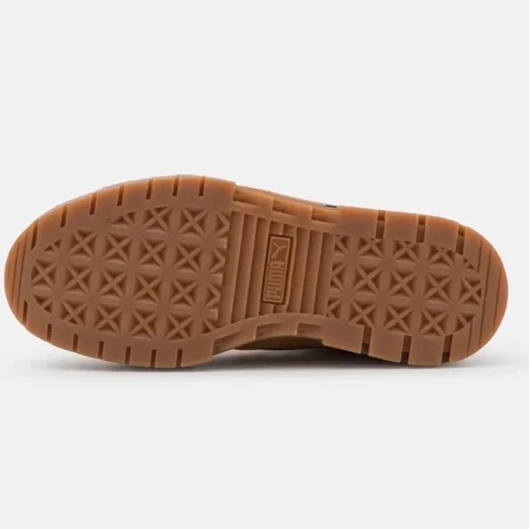 Puma Women’s Mayze Platform Chelsea Suede Tan Gum Sole Casual Boots Size 8.5 New - Picture 11 of 13